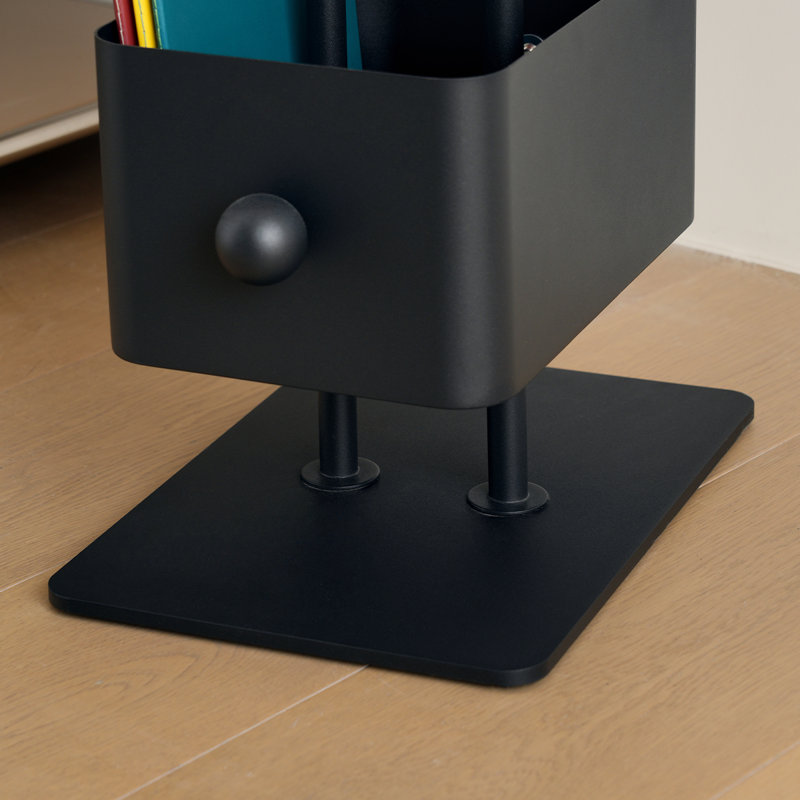 Bibliothèque compacte Golden Box, tablette de chevet, table d'appoint de salon, placement d'angle multifonctionnel, conception peu encombrante pour la maison et la chambre à coucher