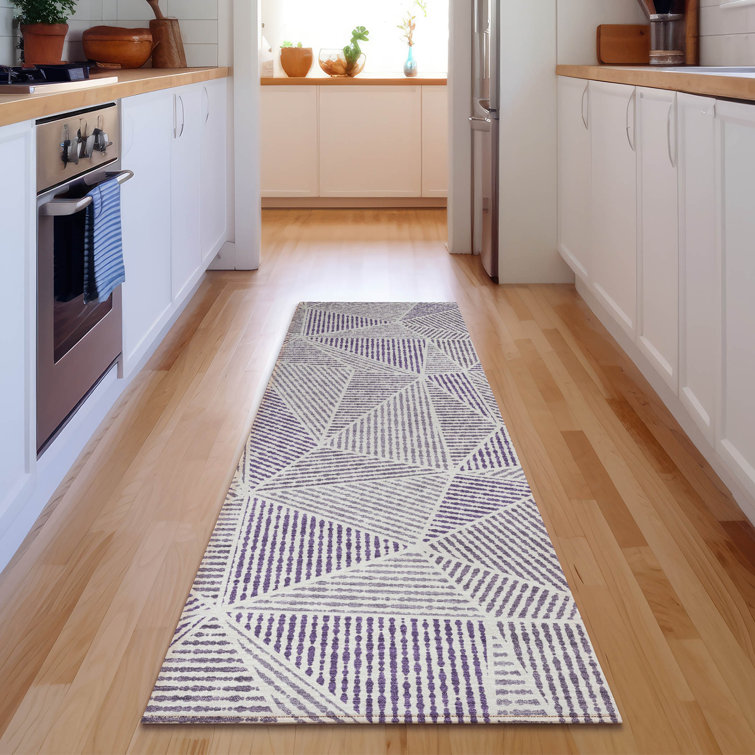 Premium Machine Washable Cerrito Purple Rug