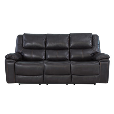 Dorothie 85'' Faux Leather Reclining Sofa