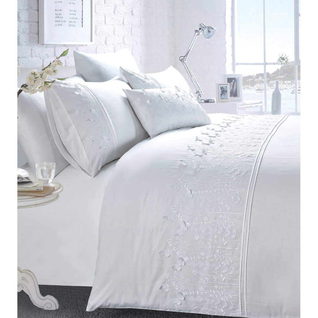 Butters Cotton Blend Duvet Cover with Pillowcases Included