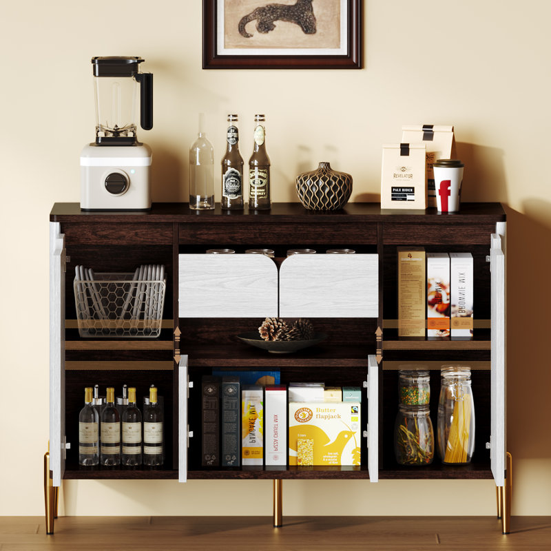 Sea 47.2" Mid-Century Sideboard with Metal Legs