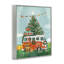 «Christmas Van Hangout», estampe numérique encadrée par Irene Chan-129621633-129621639