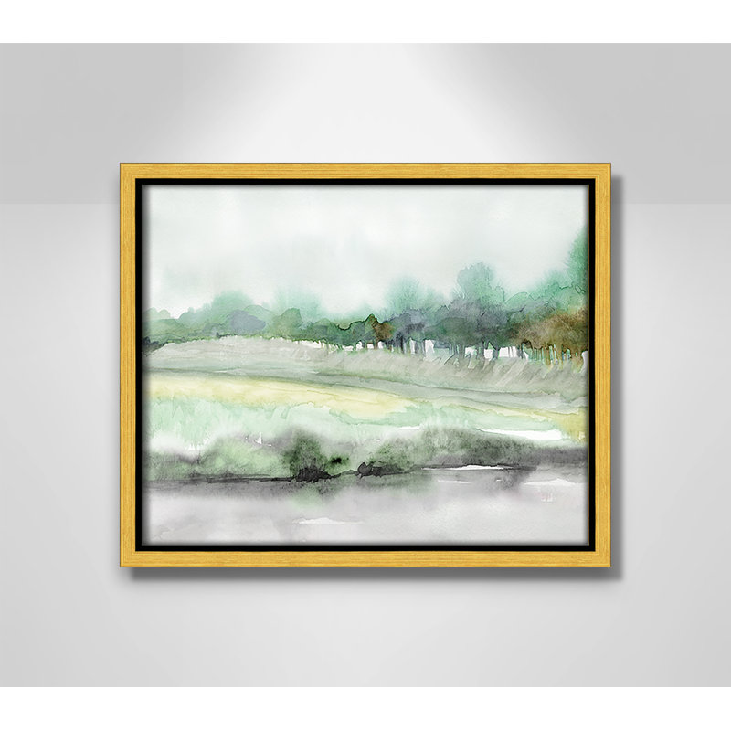 «Season Of Summer - Floater Frame», reproduction d'art sur toile, H 9,5 po x l 11,5 po x P 2 po, Toile dorée