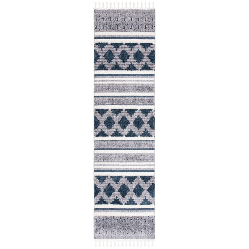 Jaamal Performance Geometric Rug, Runner 2'2" x 8'
