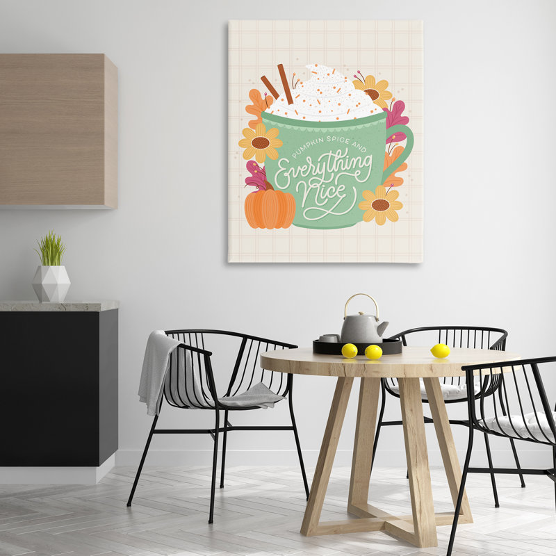 Art mural sur toile "Pumpkin Spice" par Jalynn Heerdt, H 48 po x l 36 po