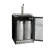 Kegco 24" Wide Single Tap Stainless Steel Built-In Digital Left Hinge Kegerator with Kit-32316748