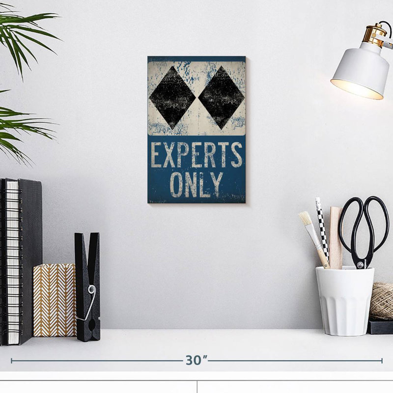 Sireci Experts Only Blue, 12" H x 8" W
