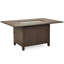 Rectangular Dining Height Fire Table-784626044