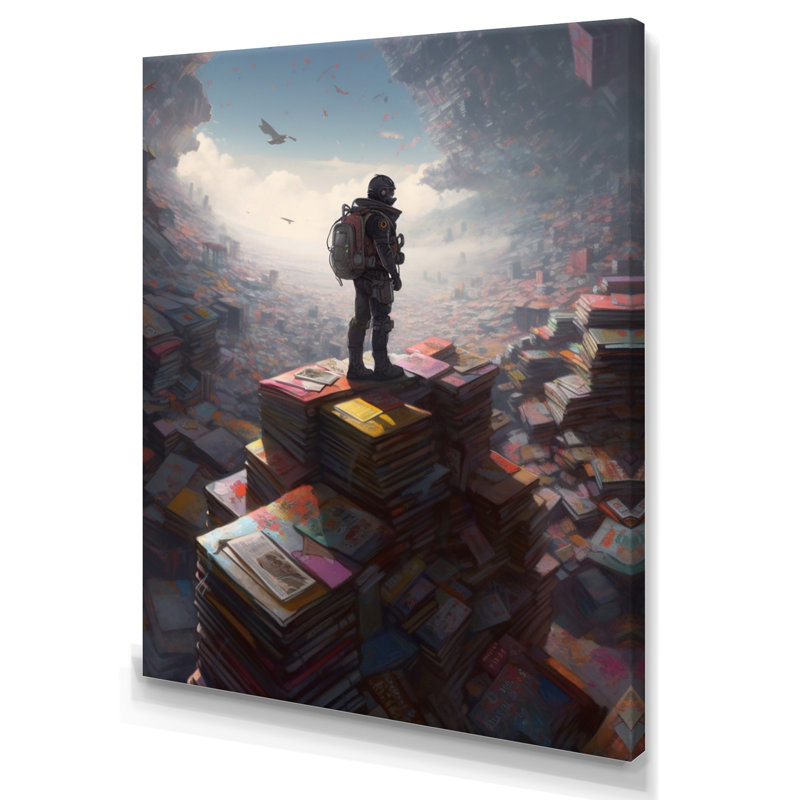Dreamy Office II sur toile, H 20 po x l 12 po x P 1 po, Toile tendue