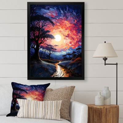 «Dramatic Lightning Nights VI», reproduction d'art sur toile