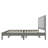 Solid Wood Platform Upholstered Headboard King Bed