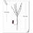 4 Pack Led Branch Light Battery Operated Lighted Branch Vase Filler Willow Tree Artificial Little Twig Power Brown 20 LED For Home Romantic Decoration (Gold-Warm White)