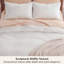 Ensemble de housse de couette à tissage gaufré 100% coton Essential Collection-106246739-106246740