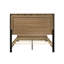 Tête de lit simple très grand classique 1pc en bois de noyer / brun châtaignier pour chambre à coucher-211415124