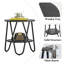 Table d'appoint ronde double épaisseur-1104391710