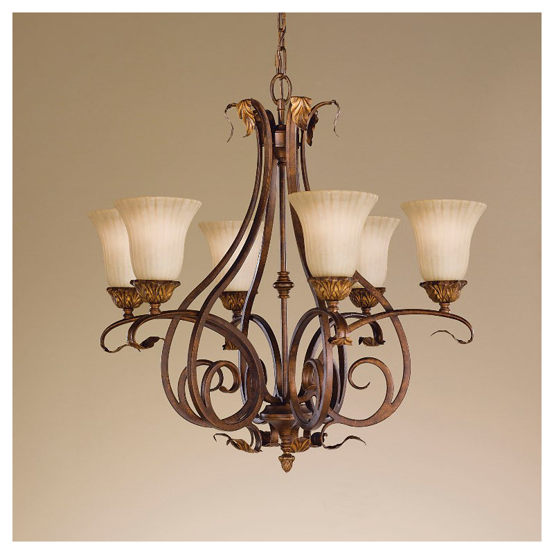 Balsam 6 - Light Shaded Chandelier