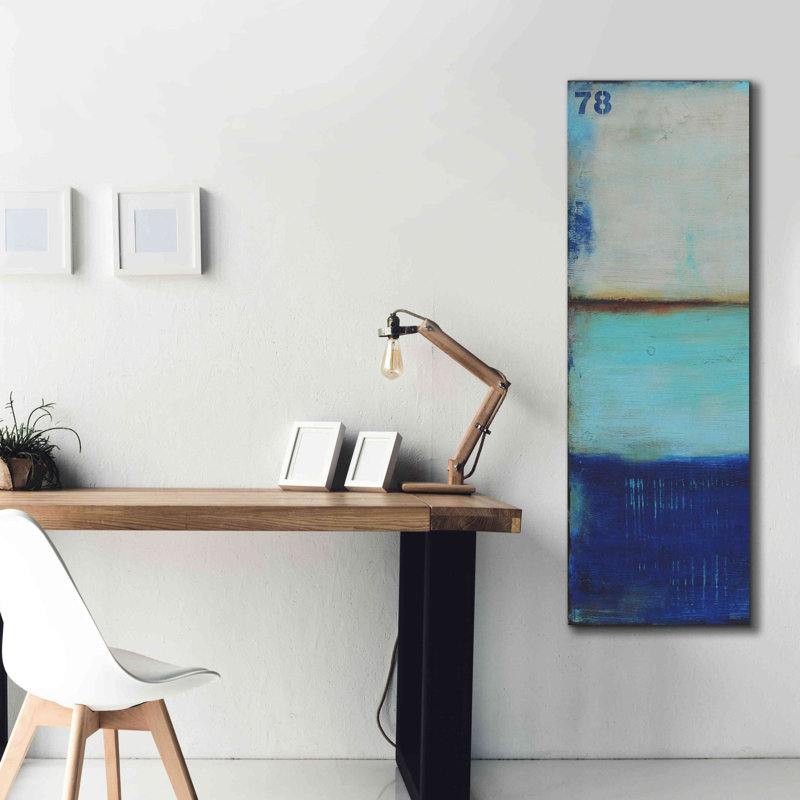 «Ocean 78 I» par Erin Ashley, estampe numérique sur toile, H 60 po x l 20 po x P 1,5 po