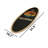 California Sunset Surfboard Accent Rug (Black)