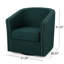 Fauteuil pivotant moderne avec siège tendance et club fonctionnel
