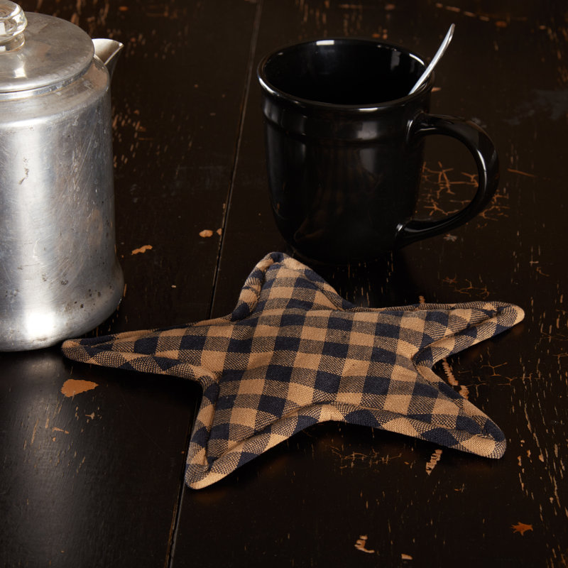 Navy Star Cotton 1 Piece Trivet, Navy