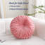 Coussin décoratif en velours rond 15 po (ensemble de 2)-99170717