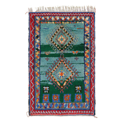 One-of-a-Kind 4'4”x7'1” Hand Knotted Area Rug