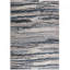 Tapis tissé à rayures bleues