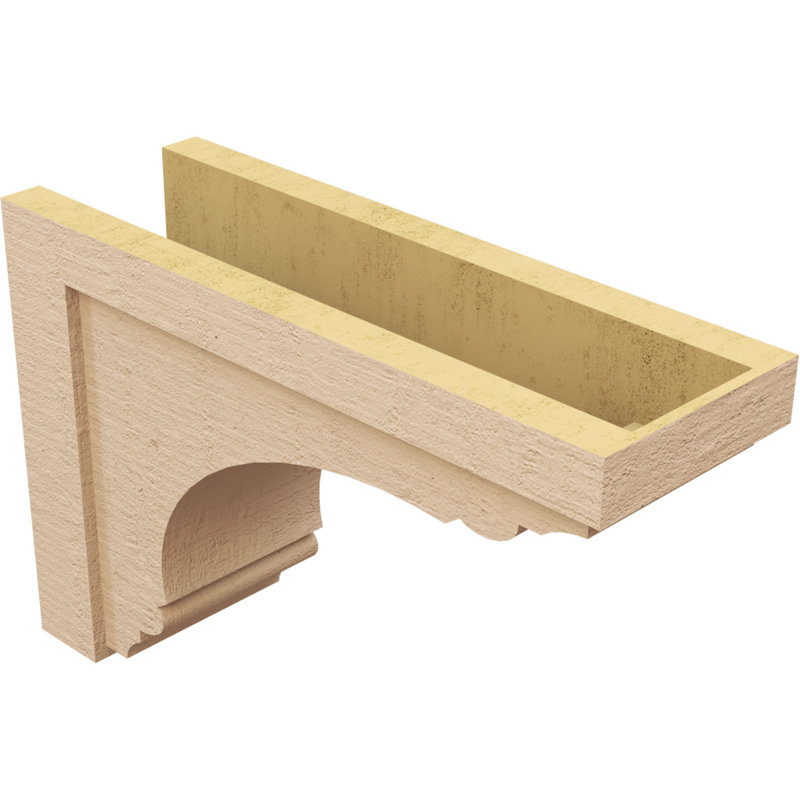 Bois de cèdre brut Warren, H 16 po x l 8 po x P 24 po