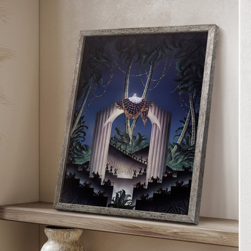 Reproduction encadrée DecoParadise - bois massif, H 30 po x l 24 po