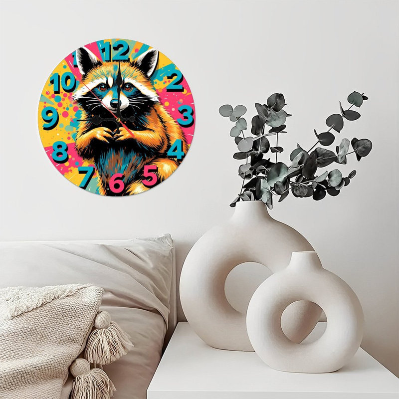 Horloge raton laveur