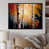 Black Floater Framed