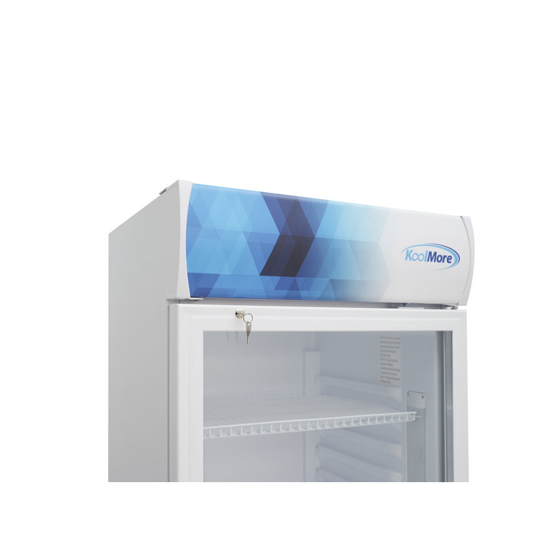 24 in. White One-Door Commercial Merchandiser Refrigerator
