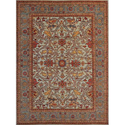 Clearance One-of-a-Kind Rectangle 7'10" X 10' Wool Area Rug