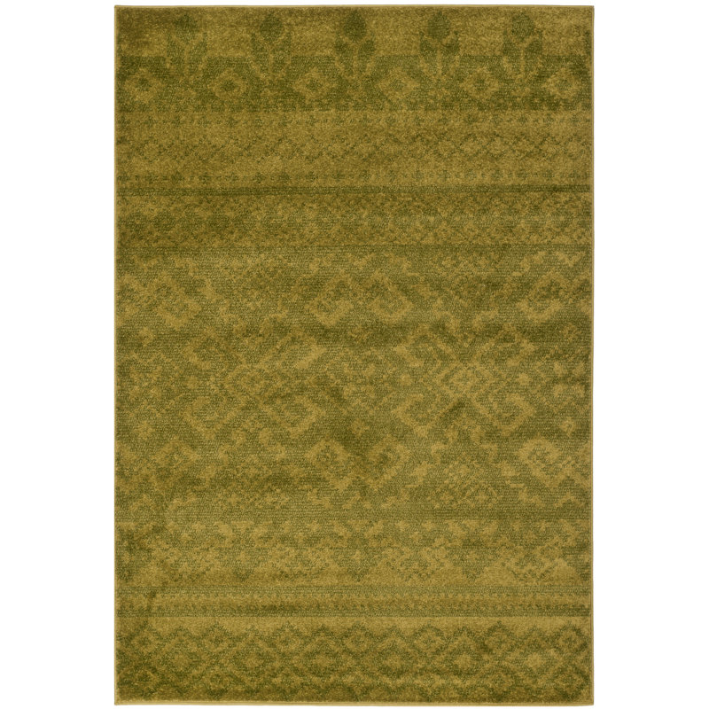 Tapis à motif géométrique Nicarla, Rectangulaire 3 pi x 5 pi