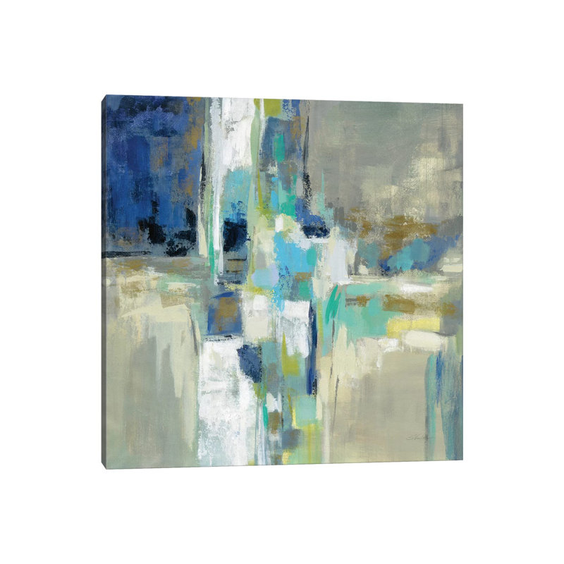 «Spring Water» par Silvia Vassileva - reproduction d'art, Pas de tapis, H 18 po x l 18 po x 1,5 po, Toile tendue