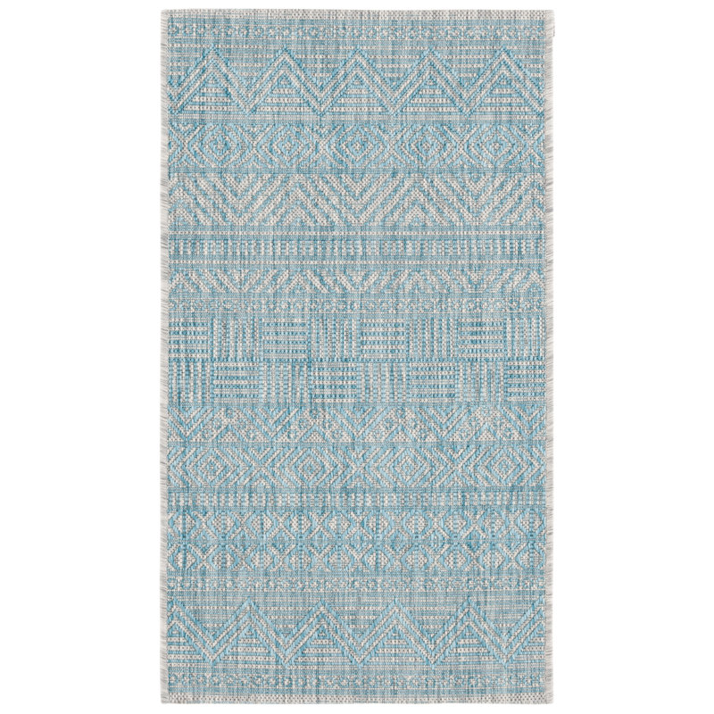 Courtyard Performance Southwestern Rug, Rectangle 2' x 3'7"