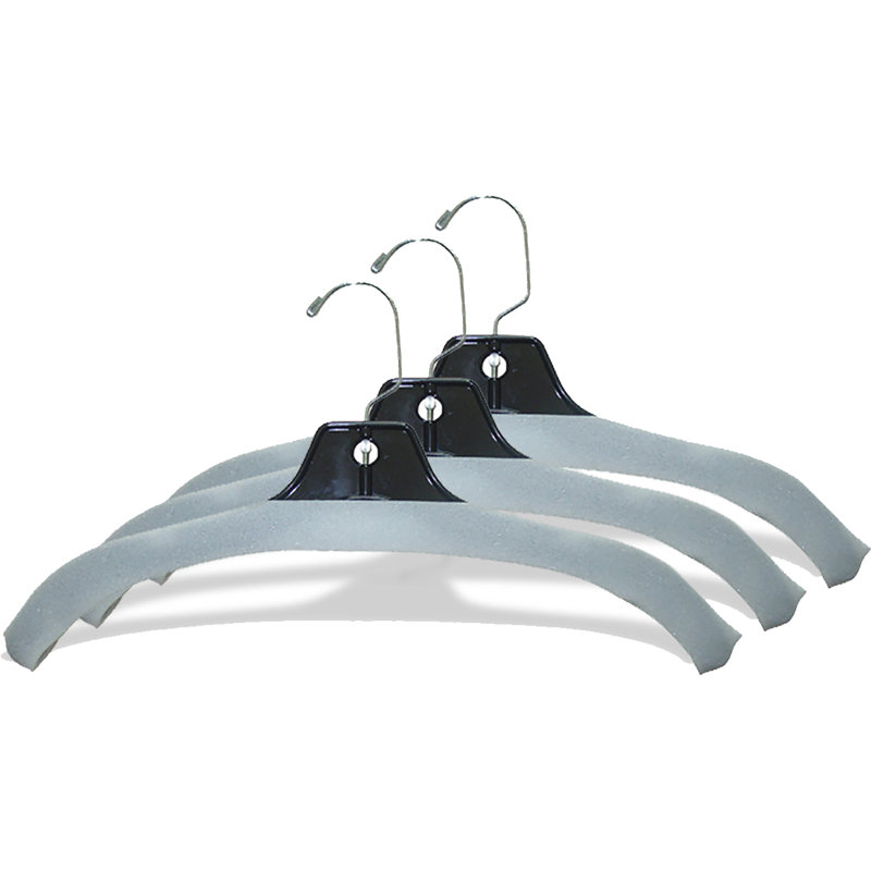 Foam Non-Slip Hanger Cover for Dress/Shirt/Sweater, White