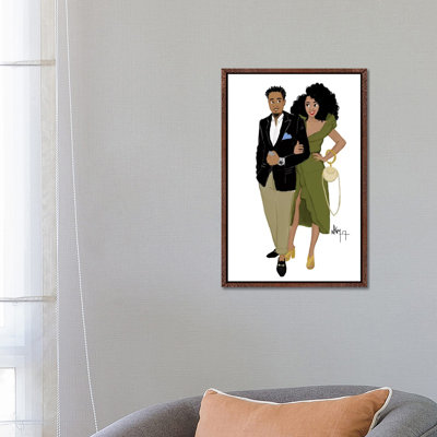 Black Love Complicity by Nicholle Kobi - Print on Canvas