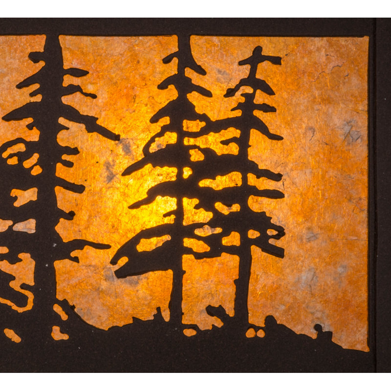 Rustic Lodge 2 - Light Semi Flush Mount