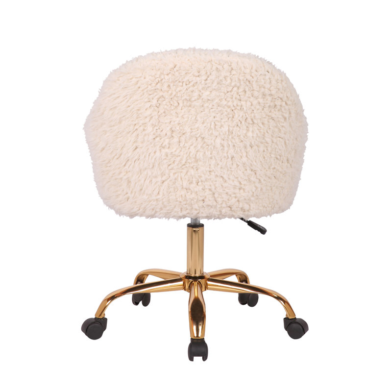 Desk Chair, Creamy White