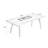 Brown Rectangular Solid Wood Dining Table-876903370