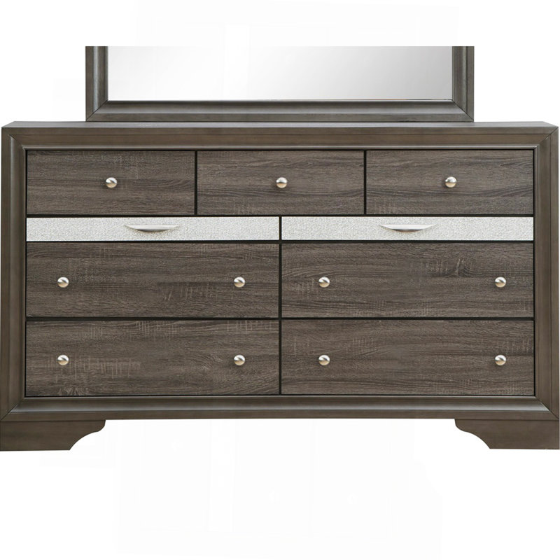 Madrid G02305-D Dresser , Grey, Grey