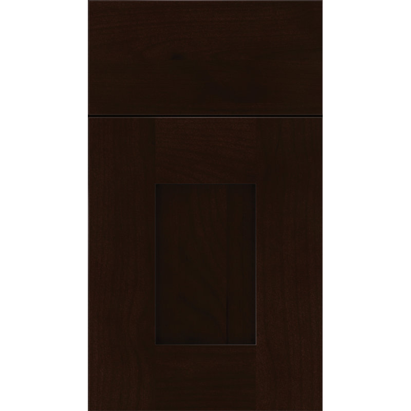 Dwelling Full Access Coleridge Door Sample, Alder, Espresso w/ Black Glaze