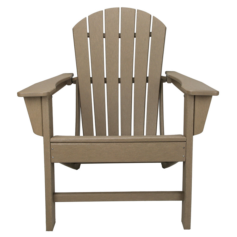Outdoor Adirondack Chair, Brown