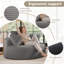 Fauteuil demi-tonneau rembourré Addisin-594029237