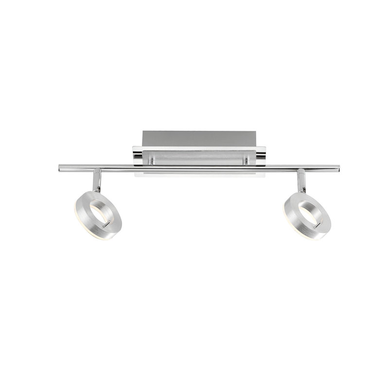 Symone 51cm 2 -Light Track Kit, Matt aluminium