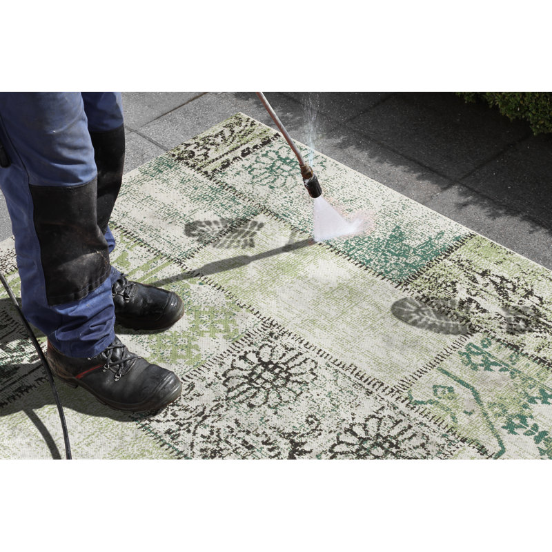 Swinton Patchwork Indoor / Outdoor Area Rug, Runner 80 x 200cm