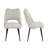 4-Chair Set Modern Dining Chair With Metal Legg & Adjustable Feet-1590043857