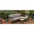 Outdoor L-Shaped Sofa With Iron Frame,Weather-Resistant Patio Sofa Set With Thick Cushions,Comfortable Seating For 3,Ideal For Patio, Balcony,And Garden-1749184590