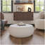 Table basse moderne en cuir clair avec dessus tambour en cuir pour meubles de salon-1361851549-1584282846